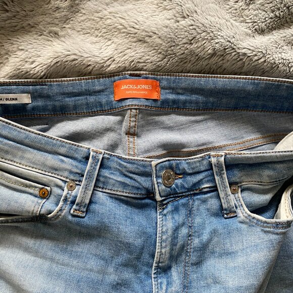 Jack and Jones Jeans - Light Blue Faded - Slim - Picture 3 of 5